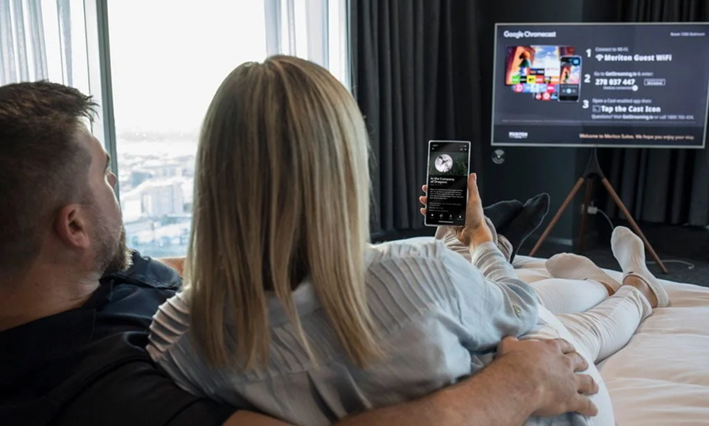 Chromcasting to screen from phone